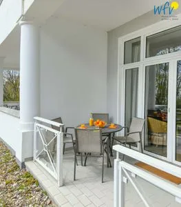 Terrasse Haus am Hövt Ferienwohnung 3