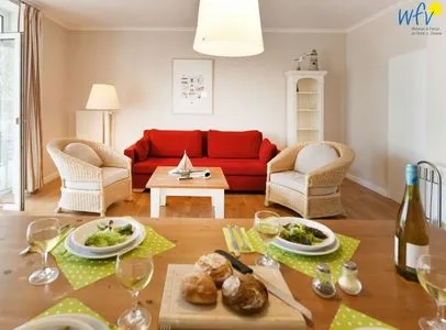 Wohnzimmer Haus am Hövt Ferienwohnung 6