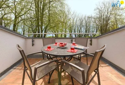 Balkon Haus am Hövt Ferienwohnung 14