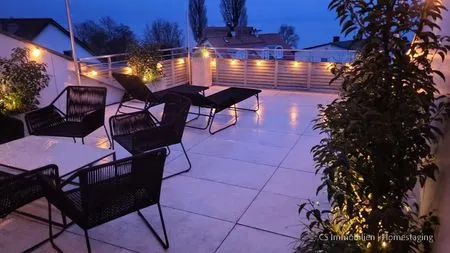 Terrasse Designerloft See
