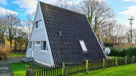 Fassade / Eingang Ferienhaus Traumstrand