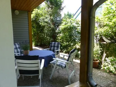 Terrasse Ferienhaus Vorm Wind