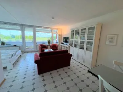 Wohnzimmer Panoramic Sonnenbalkon bis zum Abendrot