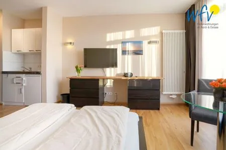 Wohnzimmer Barons Residenz Ferienwohnung 5