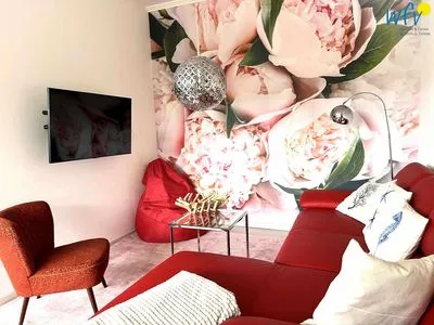 Wohnzimmer Villa Düna Ferienwohnung 5