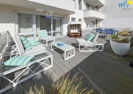 Terrasse Haus Nautica Ferienwohnung 317