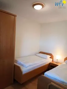 Schlafzimmer Haus Bachstelze Ferienwohnung Lütje Herta