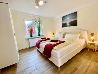 Schlafzimmer Am Oland 11 Bungalow