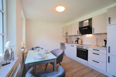 Küche / Küchenzeile Ferienhaus 'Lütt Huus' für bis zu sechs Personen im historischen Stadtkern von Schleswig