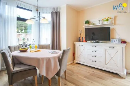 Wohnzimmer Ferienhaus Heidi Ferienwohnung Sandburg