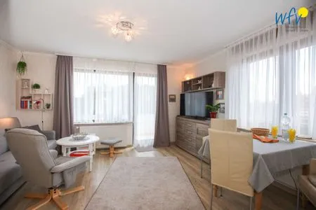 Wohnzimmer Ferienhaus Heidi Ferienwohnung Seestern