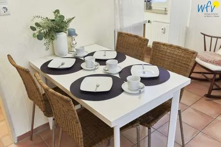 Essbereich Villa Central Ferienwohnung Nesthäkchen