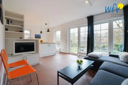 Wohnzimmer Haus Inselparadies Ferienwohnung Falshöft