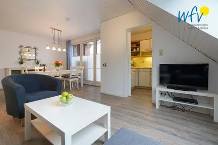 Wohnzimmer Juist Zauber - Haus 3 Ferienwohnung Möwennest