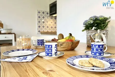 Dekoratives Detail Haus Janine Ferienwohnung Meeresblume