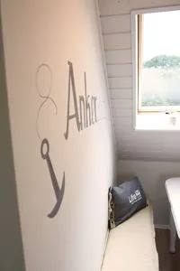 Dekoratives Detail Ferienwohnung Ankerplatz mit SPIELSCHEUNE am Wittensee