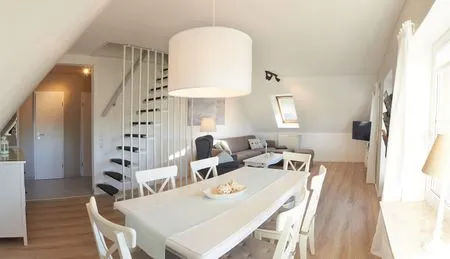 Küche / Küchenzeile Ferienwohnung Wasserspiel am Wittensee - mit SPIELSCHEUNE