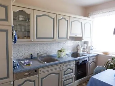 Küche / Küchenzeile Haus Nordenlicht Ferienwohnung „Naujokat"