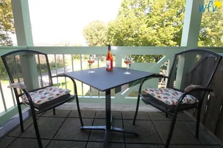 Balkon Ferienpark Seedorf Haus Wizlaw - Apartment Naturhafen