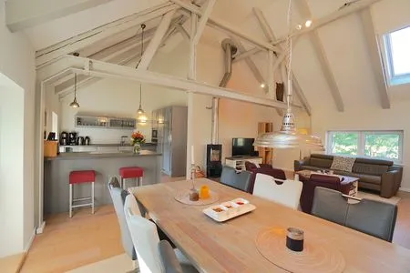 Wohnzimmer Ferienwohnung Am Apfelbaum - romantische Remise direkt am Golfplatz und der Schlei