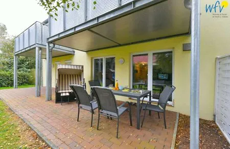 Terrasse Residenz am Süddeich Ferienwohnung 2