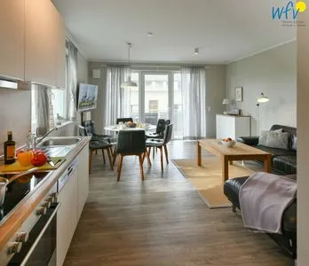 Wohnzimmer Residenz Helena Ferienwohnung Osterhus