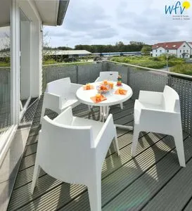 Balkon Residenz Helena Ferienwohnung Westerhus