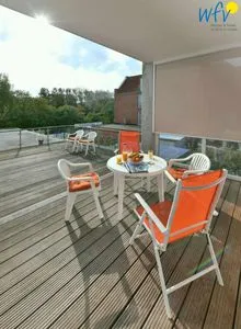 Balkon Haus am Park Ferienwohnung 6