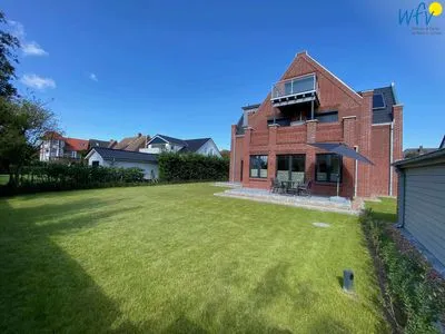 Garten Haus im Dorfgroden 14 Ferienwohnung Muschelsucher