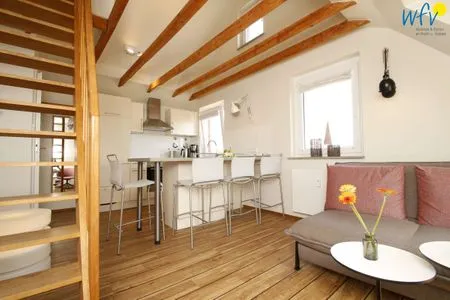 Wohnzimmer Uns to Hus Ferienwohnung Sünnupgang