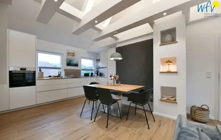 Wohnzimmer Haus Mittelstraße Ferienwohnung Zauberland