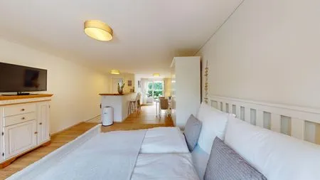 Bett Küstenplatz Sandkorn - mit zwei Sonnenterrassen