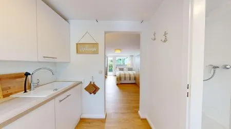 Küche / Küchenzeile Küstenplatz Seepferdchen - mit zwei Sonnenterrassen