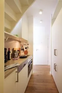 Küche / Küchenzeile (STA200) Ferienwohnung "Dünengras"