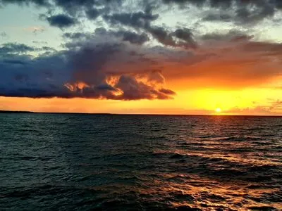 Sonnenuntergang Residenz am Strand Wohnung 1-21