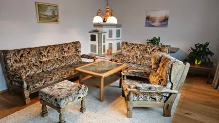 Wohnzimmer Ferienwohnung "Beim Binegger"