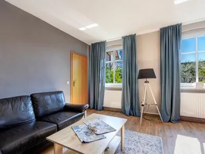 Wohnbereich Ferienhaus Gartenoase