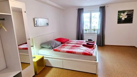 Schlafzimmer Ferienwohnung "Ampermoos"