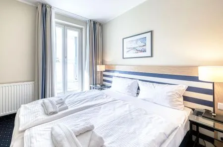 Ferienwohnung Grevenburg Aparthotel Zingst - Schlafzimmer  Grevenburg