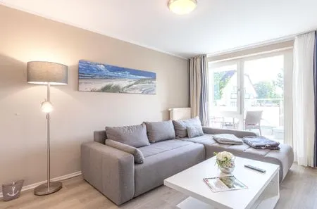 Ferienwohnung Kapitän Ed Aparthotel Zingst - Ausblick ins Grüne  Kapitän Ed