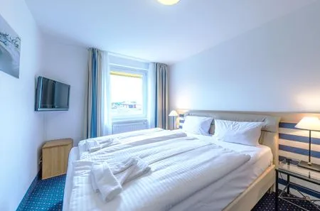Ferienwohnung Meeresbrise Aparthotel Zingst - Schlafzimmer  Meeresbrise