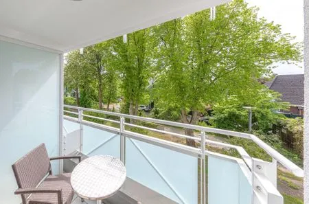 Ferienwohnung Strandhafer Aparthotel Zingst -  Blick vom Balkon  Strandhafer