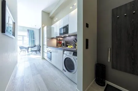 Ferienwohnung Admiralssuite Ostseebad Wustrow - ZweiWasser Alte Seefahrtschule Küche  Admiralssuite