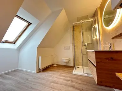 Badezimmer mit Dusche  Kuttels Koje