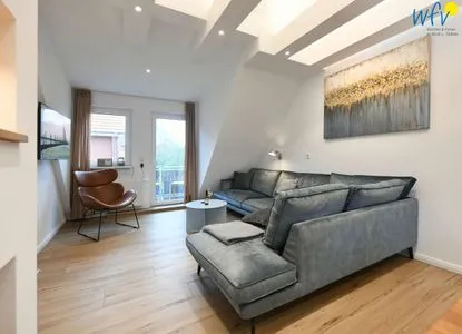 Wohnzimmer Haus Mittelstraße Ferienwohnung kleines Zauberland