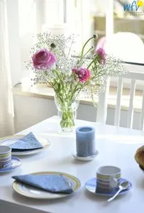 Wohnzimmer Familienhaus im Dorfgroden 27 Ferienwohnung kleiner Kompass