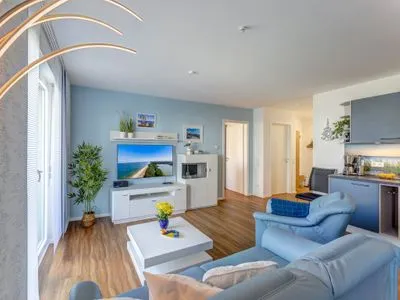 Wohnzimmer Bernsteinquartier, Whg. 04.40