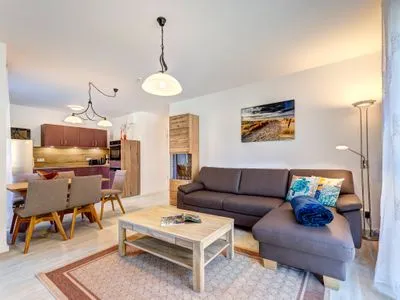 Wohnzimmer Bernsteinquartier, Whg. 05.48