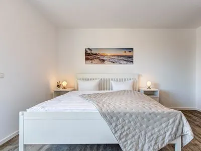 Schlafzimmer Bernsteinquartier, Whg. 05.54 "Lieblingsplatz"