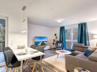 Wohnzimmer Bernsteinquartier, Whg. 05.57 "Bonjour"